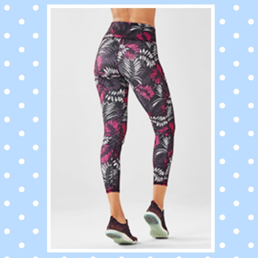 Fabletics High-Waisted PowerHold Printed Leggings